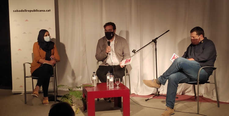 D'esquerra a dreta, Najat Driouech, Juli Fernández i Marc Sanglas | Pau Duran